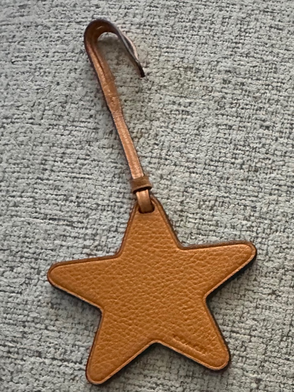 Coach Orange Star Hang Tag